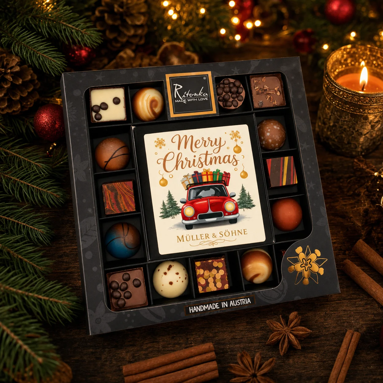 Weihnachtsschokolade