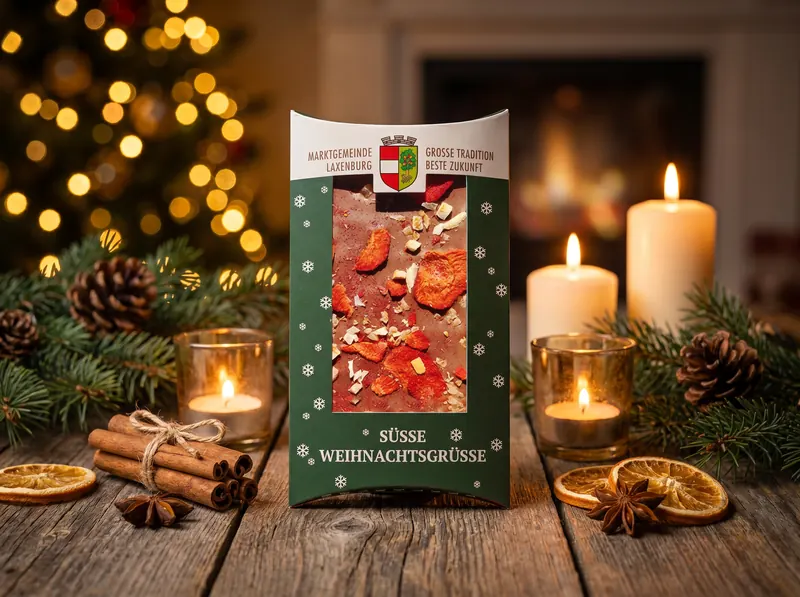 Weihnachtsschokolade – Detailansicht